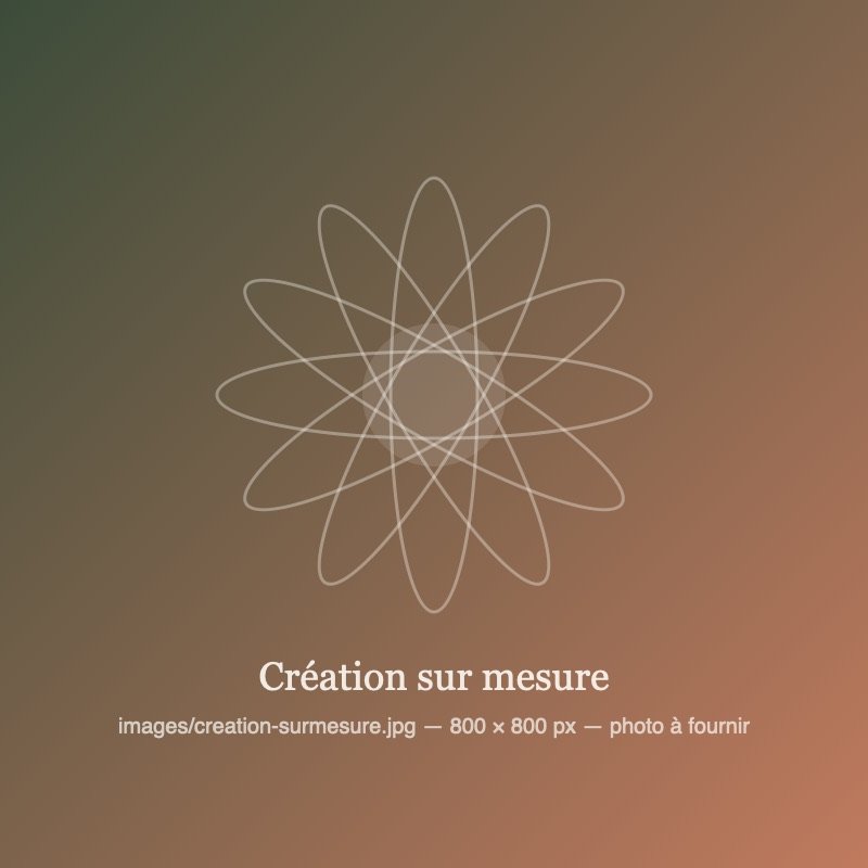 Création florale sur mesure réalisée dans un contenant apporté par le client
